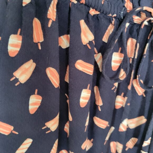 Torrid Popsicle Flowy Midi Dress Elastic Tie Waist Pockets Women's Size 1 - Picture 4 of 9